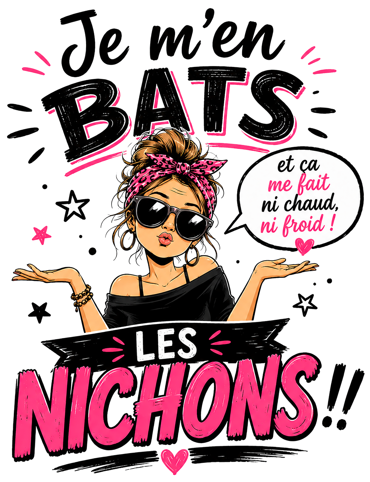 Collection JE M'EN BATS LES N