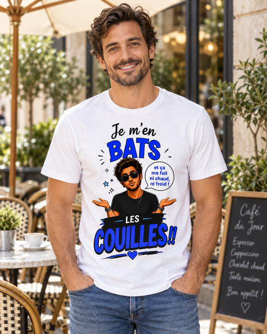 T-shirt Je m’en bats les c