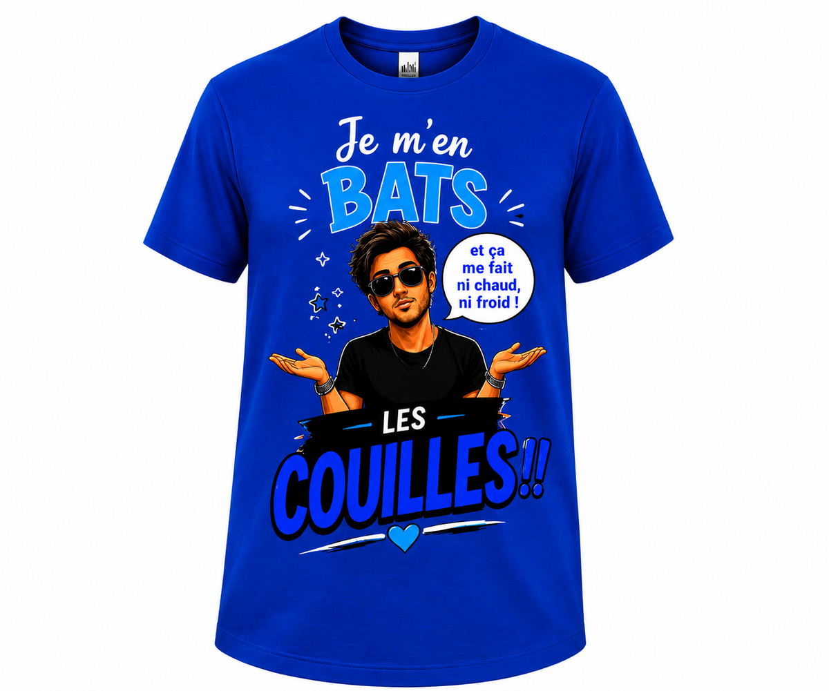 T-shirt Je m’en bats les c